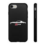 1970 Camaro Z28 White Silhouette Tough Phone Case Cover Gift