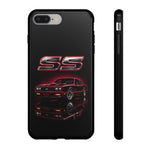 Red SS Muscle Car Monte Carlo phone case | Classic Chevy design