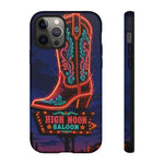 Neon Cowboy Boot phone case | High Noon Saloon design