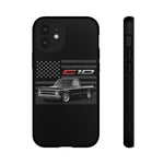 1970 C10 Truck Phone Case Black Classic Pickup Tough Cover Gift