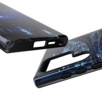 Skyline GT-R R34 Bayside Blue Tokyo Night Art Tough Phone Case
