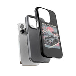 R34 Skyline GT-R Sakura Mountain JDM Tough Phone Case Gift