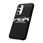 R34 Skyline Japanese Flag Race Car Phone Case | JDM GT-R Tough Cover