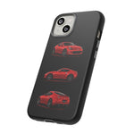 Red 370Z Sports Coupe Tough Phone Case for JDM Enthusiasts