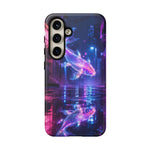 Neon Koi Reflection Vaporwave phone case | Tough Cover