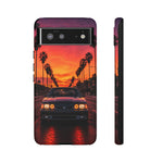Fox Body Mustang Sunset Tough Phone Case - Palm Boulevard Poster