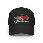 1963 Galaxie 500 Low Profile Hat Classic Car Dad Cap Red Fastback Hot Rod