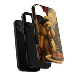 Poodle in Beret Phone Case | Vintage Paris Café Illustration