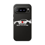 R34 Skyline Japanese Flag Race Car Phone Case | JDM GT-R Tough Cover