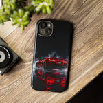 Z06 C8 Phone Case, Red Smoke Studio Reflection Cover
