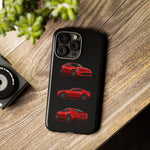Red 370Z Sports Coupe Tough Phone Case for JDM Enthusiasts