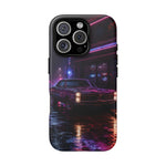 GTO Rainy Neon Arcade Tough Phone Case for Muscle Car Enthusiasts