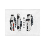 240SX 1989 JDM Car Illustration Blanket | 240 SX Microfiber Throw