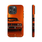 Orange Cuda Phone Case, 71 Classic Muscle Car Tough Cover