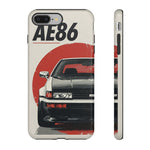 Panda AE86 Retro JDM Car Art Tough Phone Case