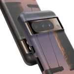 Temple Bell Sunset Phone Case Japan Zen Tough Case