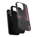 FC RX-7 Pink Neon Fog Column Tough Case