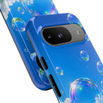 Bubbles Over Grass phone case | Tough Cover