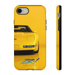 Yellow C4 ZR-1 Car Phone Case | Sports Car Tough Cover