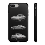 Silver Sting Ray Classic Corvette Phone Case Tough Multi View