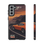 Datsun 240Z Classic JDM Sports Car Sunset Art Tough Phone Case