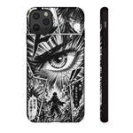 Manga Speed Lines Art Tough Phone Case