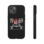 1969 Camaro SS American Flag Tough Phone Case Cover Gift Art