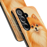 Pomeranian Tiny Fox Fluffy Art Tough Phone Case