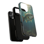 Largemouth Bass Phone Case, Sunlit Underwater Tough Cover, Gift