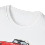 Red 1960 Corvette Convertible T-Shirt | Retro Classic Car Illustration