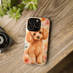 Miniature Poodle Whimsical Watercolor Art Tough Phone Case