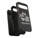 White S2000 Roadster Collage JDM Tough Phone Case Cover Gift