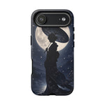 Geisha Parasol Moonlight Art Tough Phone Case
