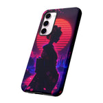 Neon Geisha Silhouette Phone Case | Tough Cover