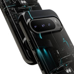 1965 Black Riviera car phone case | Retro Night Cityscape Tough Case