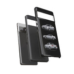 Silver Prelude Sports Coupe Tough Phone Case for JDM Fans