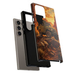 Land Cruiser FJ40 Classic 4x4 Red Rock Canyon Art Tough Phone Case