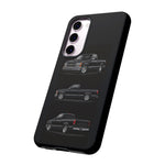 Black Silverado Classic Pickup Tough Phone Case for Chevy Truck Fans