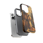 Poodle in Beret Phone Case | Vintage Paris Café Illustration