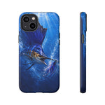 Sailfish Phone Case, Deep Sea Fishing Strike Tough Cover for Men