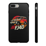 FJ40 Vintage Truck Illustration Phone Case | Tough Protective Cover