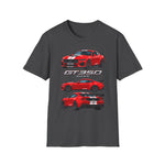 Red 2025 GT350 Muscle Car T-Shirt | Racing Mustang Graphic Tee
