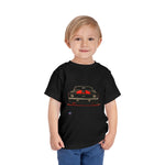 1969 Camaro SS Toddler T-Shirt – Black with Red Stripes Muscle Car Tee