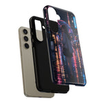 Lofi Anime Rain Street Art Tough Phone Case