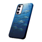 Amberjack School Phone Case, Open Water Sunlight Tough Cover