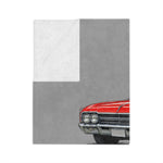 1965 Olds 442 Convertible Car blanket | Classic Muscle Car Illustration