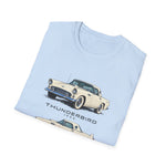 1956 Thunderbird illustrations Trio View T-Shirt | Classic car tee