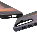 Temple Bell Sunset Phone Case Japan Zen Tough Case