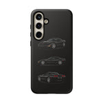 Black C5 Corvette Sports Car Phone Case Tough Multi View Print