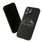 1969 Camaro Black Restomod Front Tough Phone Case Cover Gift